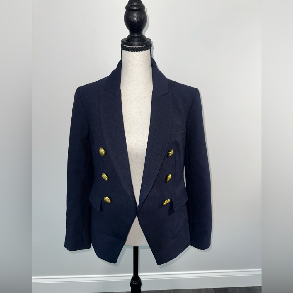 Navy Blue Express Blazer with Gold Buttons